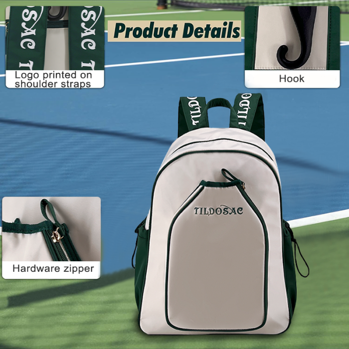 High quality Nylon material Pickleball backpack