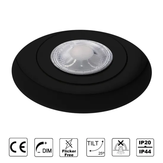 Trimless recessed downlight led
