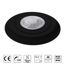 Trimless recessed downlight led