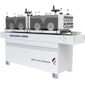 Narrow-material brush sanding machine