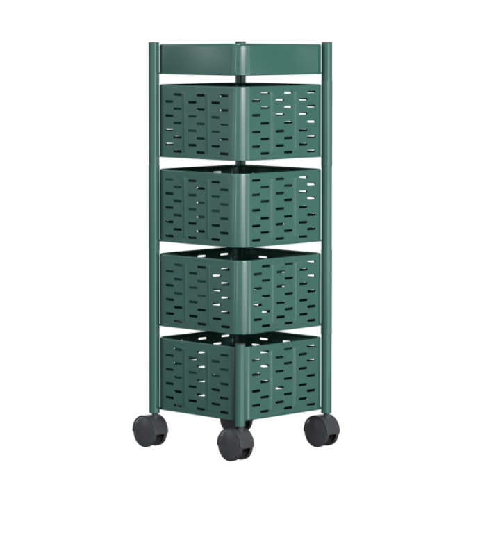 Kitchen Rotating 4-tier Vegetable Shelf