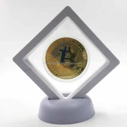 Clear Plastic Coin Display Box - 7x7cm for Jewelry Packaging