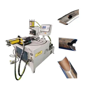 Electric Hydraulic Multifunction 90 Degrees Angle Pipe Notching Machine for Stainless Steel Tubes