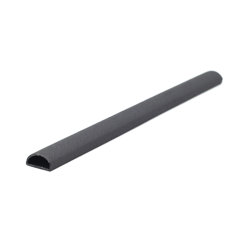 Intumescent graphite fire resistant door seal strip