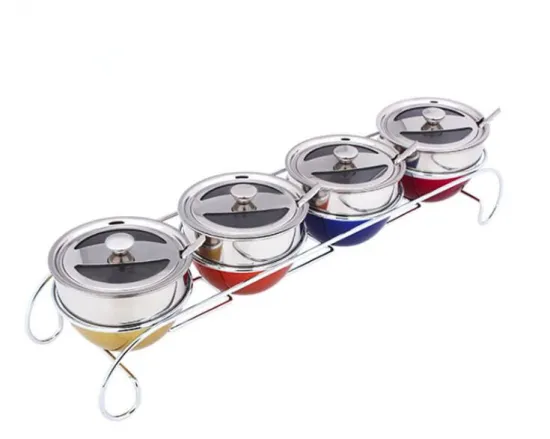 Multi-functional Stainless Steel Seasoning Jar Set