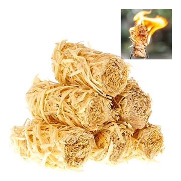 Hot Selling Natural Wood Solid Fuel Waxed Ignition BBQ Camping Fire Starter