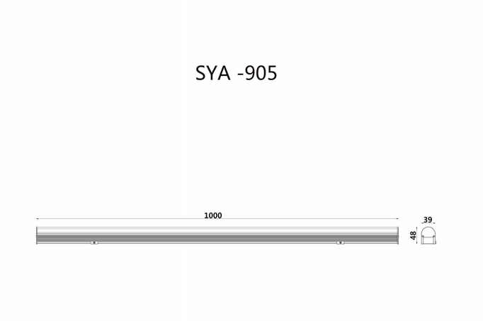 Low-energy water-proof LED linear light