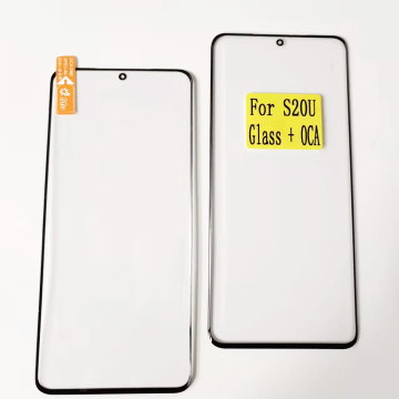 Kuli Factory Vente de couverture avant incurvée d'origine avec remplacement OCA pour l'écran d'affichage ultra tactile Samsung S20