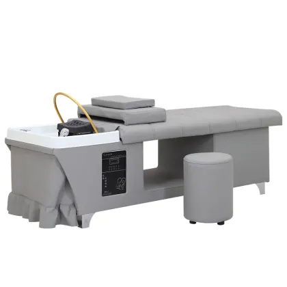 Wholesale Salon Furniture: Electric Shampoo Chair & White Ceramic Washing Bed