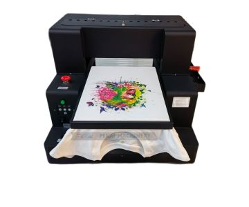 A3 L805 L1800 DTF/DTG फ्लैटबेड ऑटोमैटिक प्रिंटर बड़े प्रारूप के लिए सीधे सफेद स्याही मिक्सर के साथ कपड़े के कपड़े के लिए सीधे