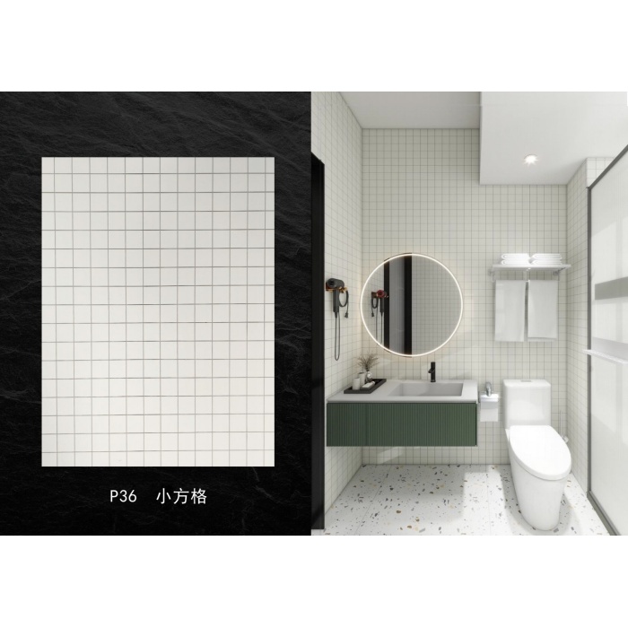 แผงผนัง SPC เชิงพาณิชย์ การบำรุงรักษาต่ำ