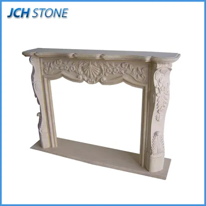 weissen Kamin, Kamin, kuenstlichen Marmor Kamin Surround