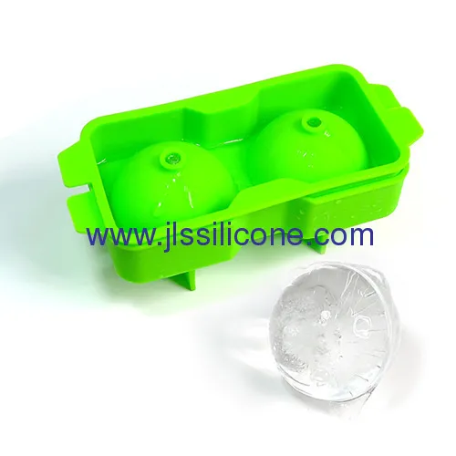 Fashion Designed Double Sphere Whisky Ice Ball Mould In Candy Colors 