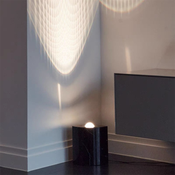 Minimalist Living Room Floor Lamp with Marble Effect