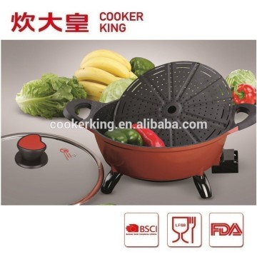 Multi-functional electric hot pot/ electric pizza pan