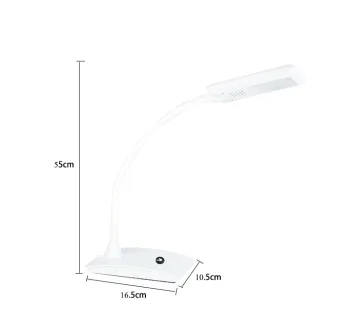 LED plastic touch control eye ptotected side table lamp