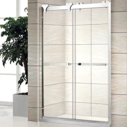 6mm 8mm Frosted Glass Sliding Partition Shower Door