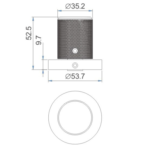 Fingerabdruck unsichtbarer Türschlosstechnologie