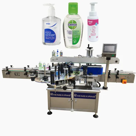 Automatic Dual-Side Labeling Machine for Square Flat Bottles