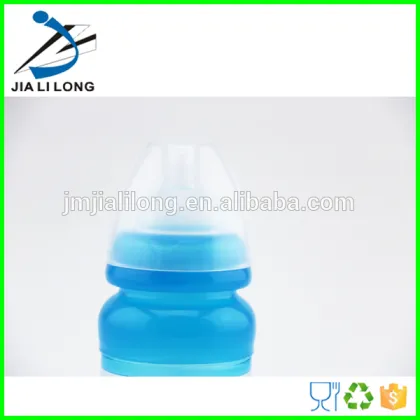 Hot sale bpa free silicone squeeze bottle born free baby bottles