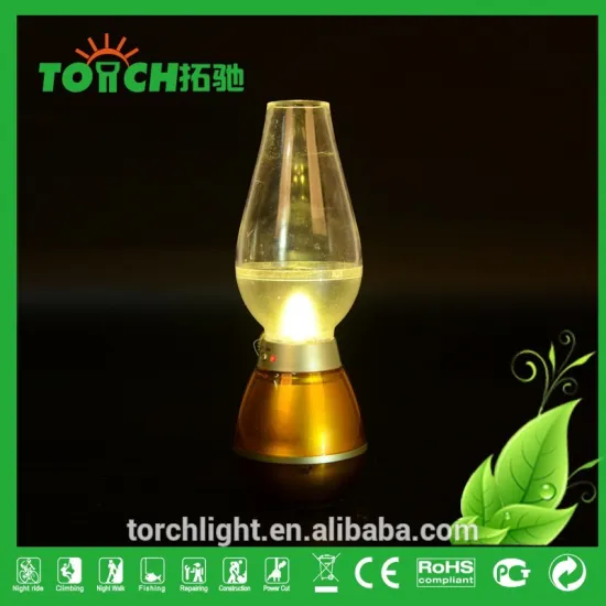 2016 Top Selling Wind Switch Camping Light Fashion Design 3 ColorsGold Blue Pink Vintage Kerosene Design solor led lantern