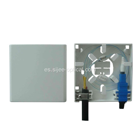 Placa frontal de 2 puertos Optic Socket / Mini Fiber Optic