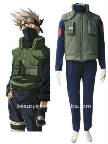 Hatake Kakashi Naruto Costume Naruto Hatake Kakashi Deluxe cosplay