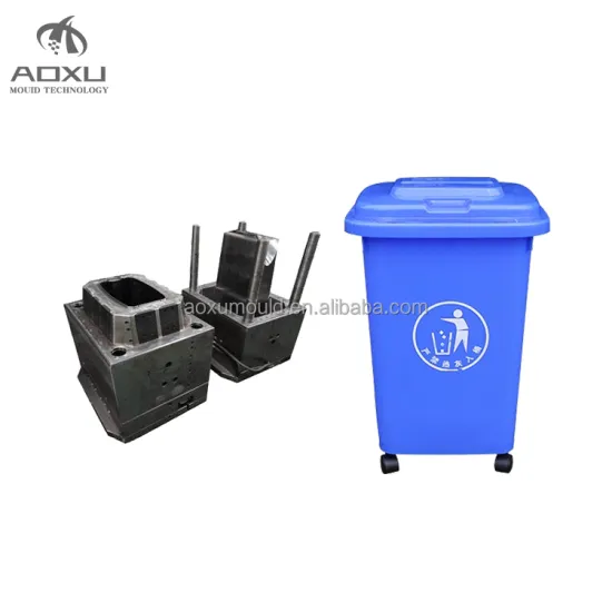 Custom Outdoor Trash Can Mold Factory: 50L Plastic Injection Dustbin Mould