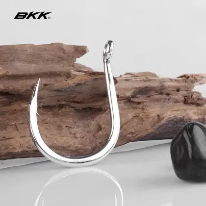 Wholesale BKK 8090-6X-HG Deep Ocean Big Barbed Hooks for Grouper Fishing Jig