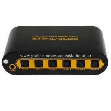 Digital audio decoders, SPDIF 4 x 2 matrix