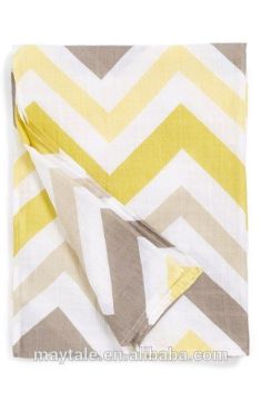 47"x47" Stylish Muslin Swaddle Blanket, Cotton and Bamboo