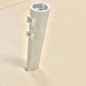 Anodize 6063 aluminum grooved tube pipe