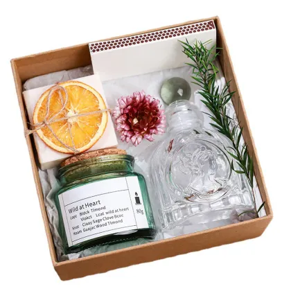 Aromatherapy Candle Gift Set: Natural Soy Wax Luxury Aroma Candle Decoration Gift Set