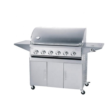 Outdoor Stainless Steel Smokeless Barbecue Gas BBQ Grill with CE Approval