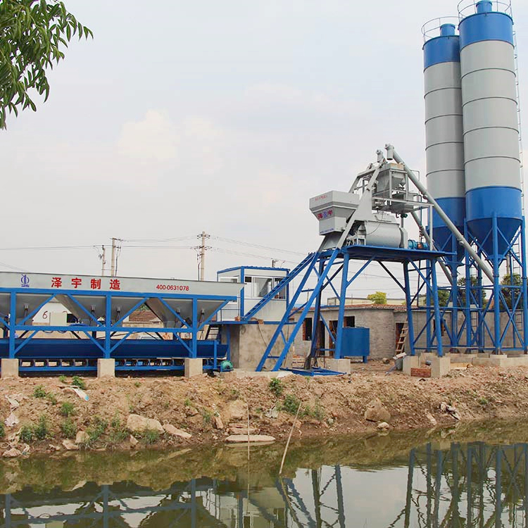 Automatic Lift Type factory 25m3h concrete mixing plant