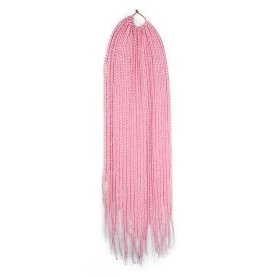 24 Inch 22 Strands Colorful 3D Cubic Split Twist Synthetic Crochet Hair Box Braid