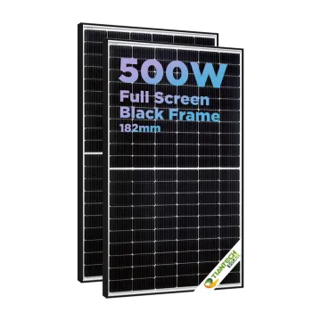 High Transmission 3.2mm Glass 480W-500W Class A Half Cut 182MM Solar Panel
