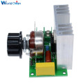 AC 220V 4000W Motor Speed Controller SCR Thyristor Brushless Switch Controller Module Power Voltage Regulator
