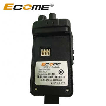 ECOME ET-518 CARABLE PEQUEÑO Y COMPACTO 5 km walkie talkie