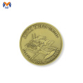 Monedas de oro en relieve hechas a medida promocionales