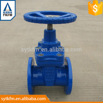 2015 TKFM flange connection 2 inch water pipe plain gate valve drawing