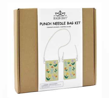 Punch Needle Phone Bag Kit with Flora Pattern: Crafting Your Personal Accessory