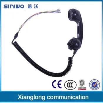 vandalproof industrial volume control noise cancelling handset