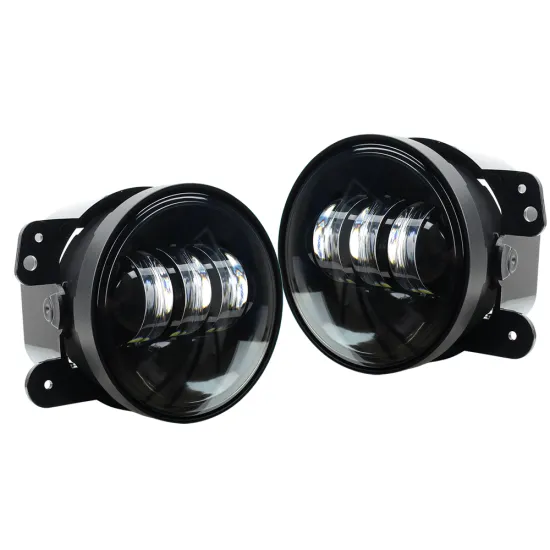 4 Inch LED Fog Light Upgrade Kit for Jeep Wrangler JK