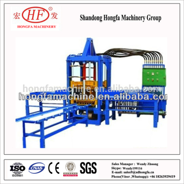 Shandong Hongfa QTF3-20 Semi-automatic concrete cement hollow brick making machine price with high quality