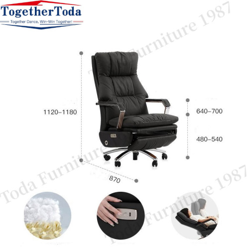 Smart electric reclining boss chair executive chair