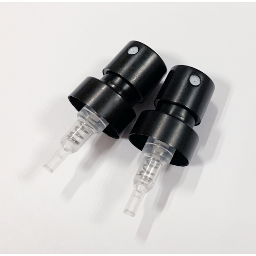 black metal perfume fine mist sprayer