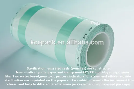 Best quality Heat-Sealing Disposable Flat/Gusseted Sterilization Reel/Roll