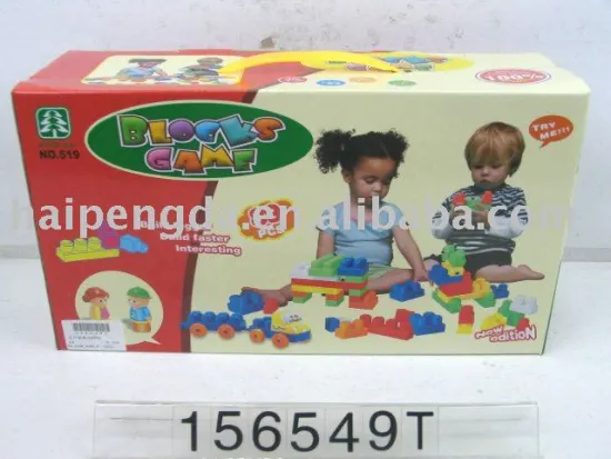 plastic toy building block