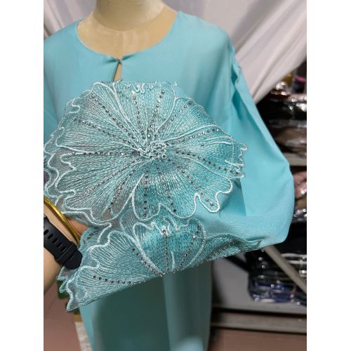 لباس ابای یکرنگ مالزی با حجاب
